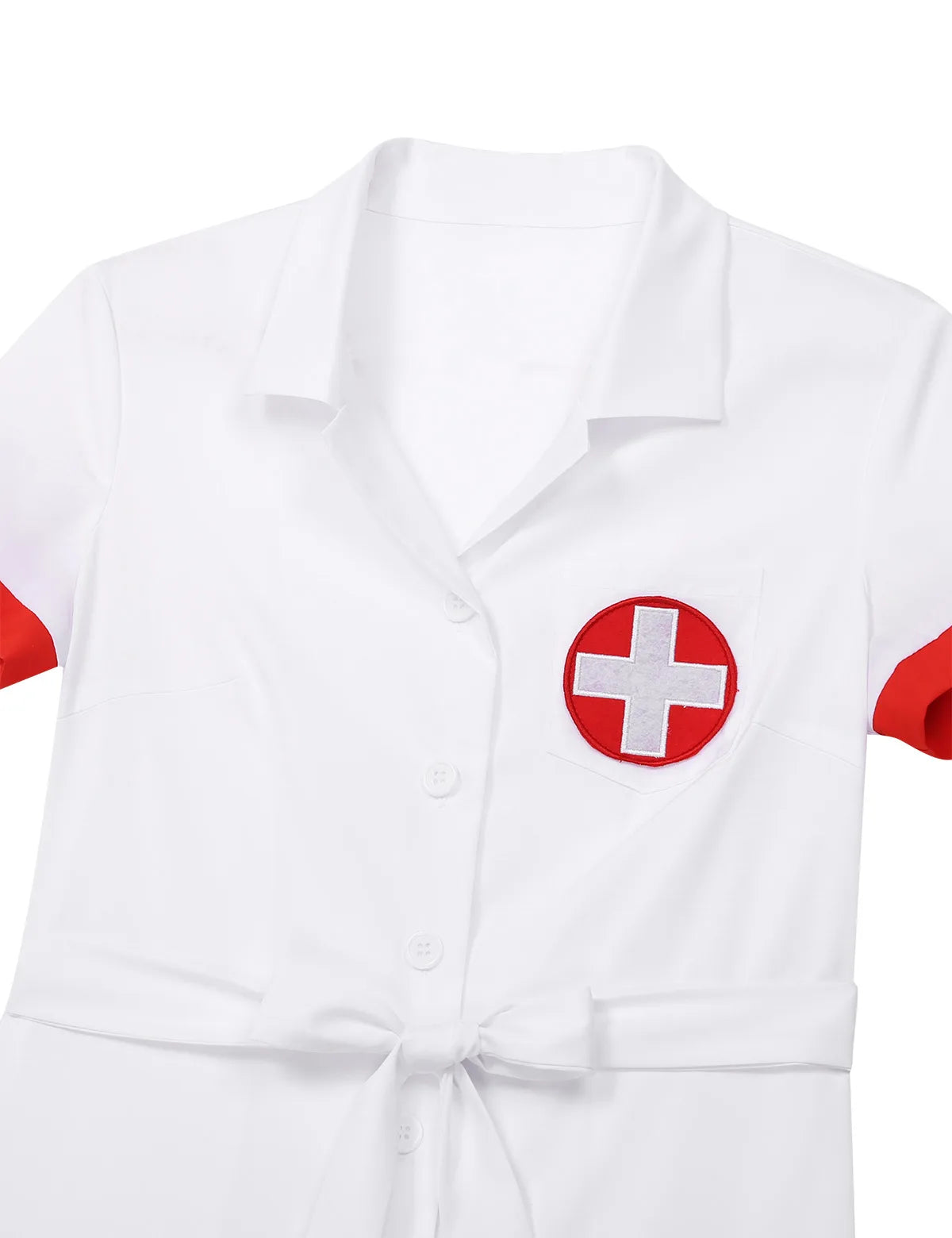 Sexy Nurse Costume - V Neck Cosplay Outfit 