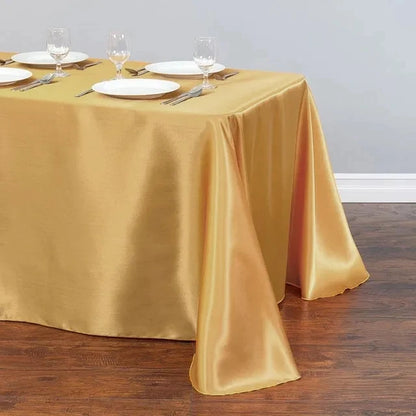 Nappe en Satin Uni - Élégance Intemporelle pour Vos Événements