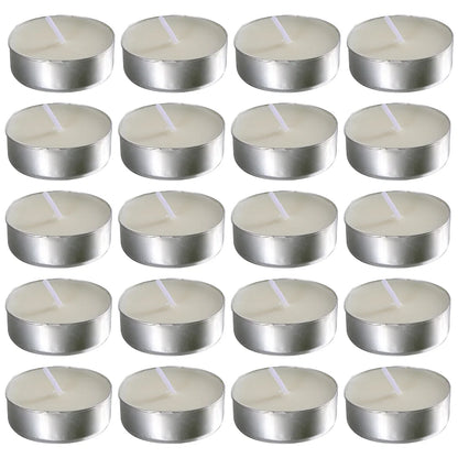 50 Pcs Bougies Parfumées Ronde - Bougies Chauffe-Plat Romantiques