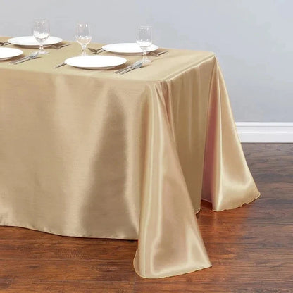 Nappe en Satin Uni - Élégance Intemporelle pour Vos Événements