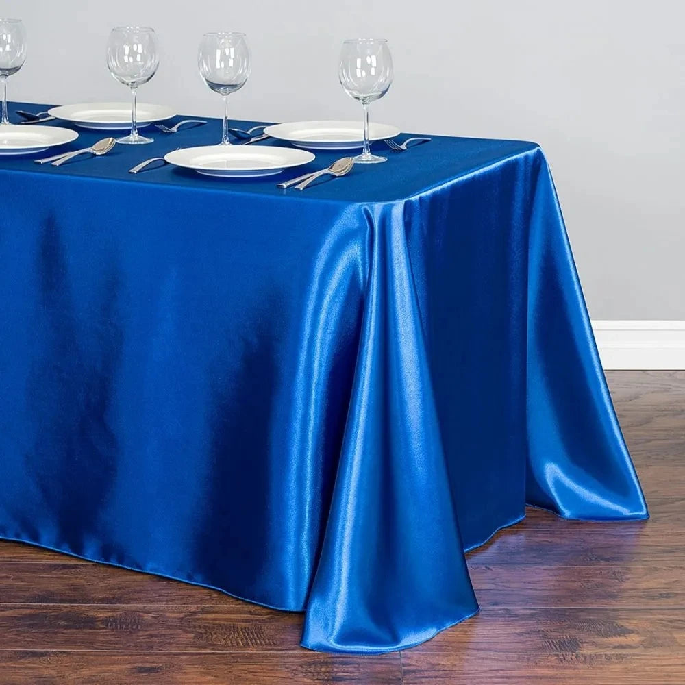 Nappe en Satin Uni - Élégance Intemporelle pour Vos Événements