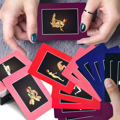 Jeu Érotique pour Couples - Cartes et Dés Sexy pour Pimenter vos Soirées