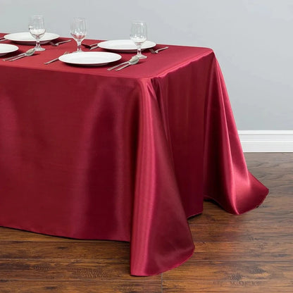 Nappe en Satin Uni - Élégance Intemporelle pour Vos Événements